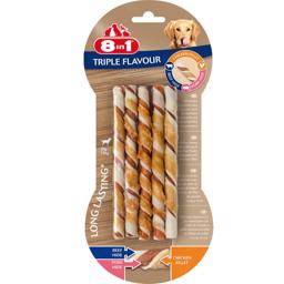 8in1 Triple Flavour Twists Sticks Sunde Tyggeben 10 stk